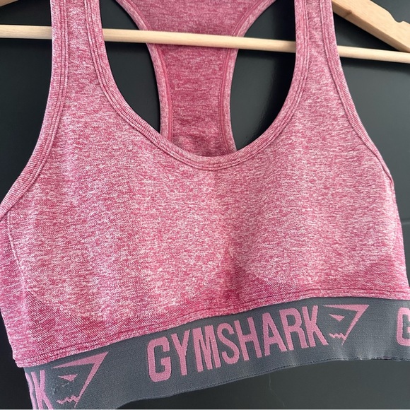 Gymshark Flex Pink Sports Bra Womens Small - Picture 3 of 5